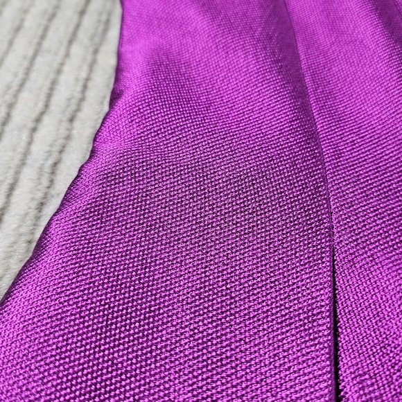 Kay Unger Women's Fit & flare Magenta Metallic Dress Size 6 Pockets Sleeveless - Picture 2 of 8